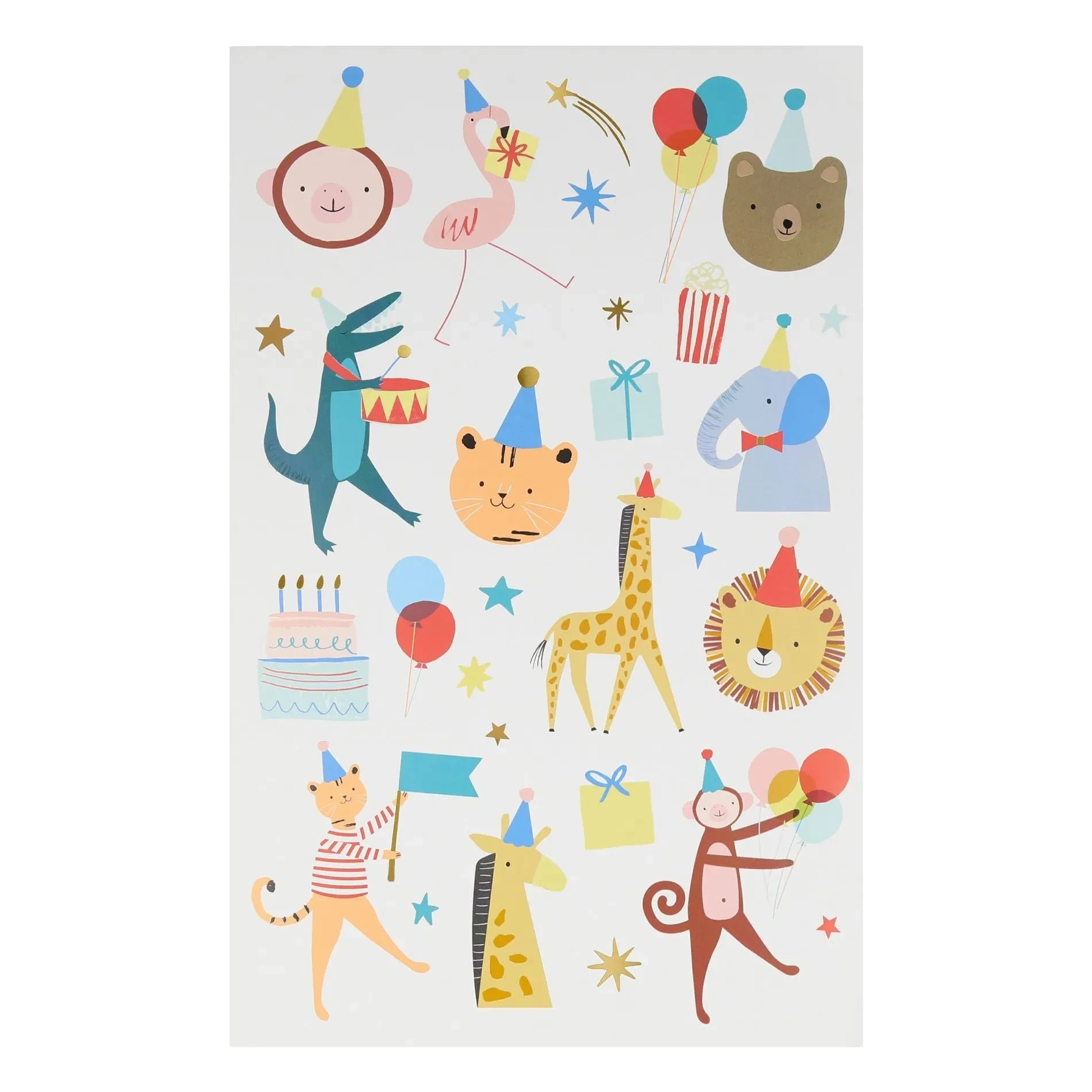 Meri Meri – Animal Parade Abzieh-Tattoos