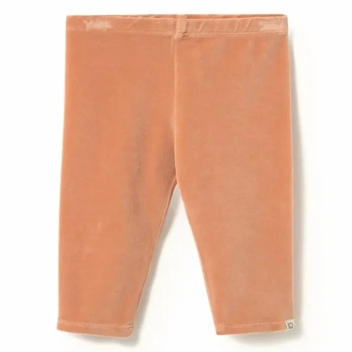 Cozmo - Leggings aus Bio-Baumwollsamt | Pfirsich