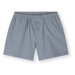 Gray Label - Geknöpfte Bio-Baumwollshorts | Eisblau