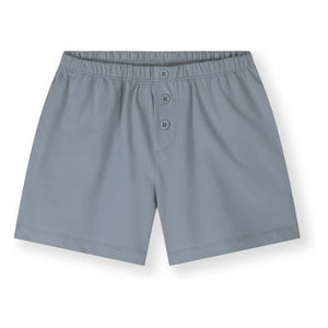 Gray Label - Geknöpfte Bio-Baumwollshorts | Eisblau
