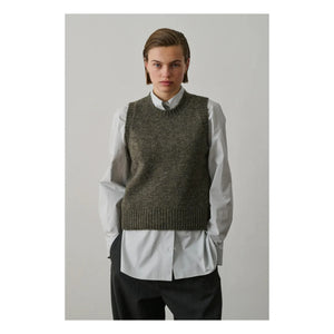 Soeur – Namaste Ärmelloser Pullover | Grau meliert