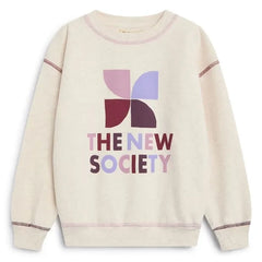 Die neue Gesellschaft – TNS Logo Sweatshirt | Krem