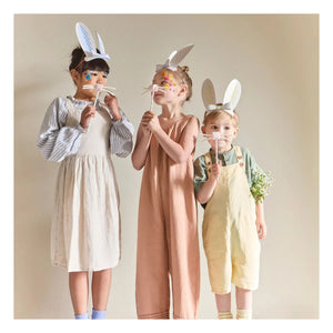 Meri Meri - Partyhüte mit Hasenohren - 8er-Set