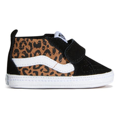 Vans - SK8-Hi Crib Leopard-Scratch Sneakers | Braun