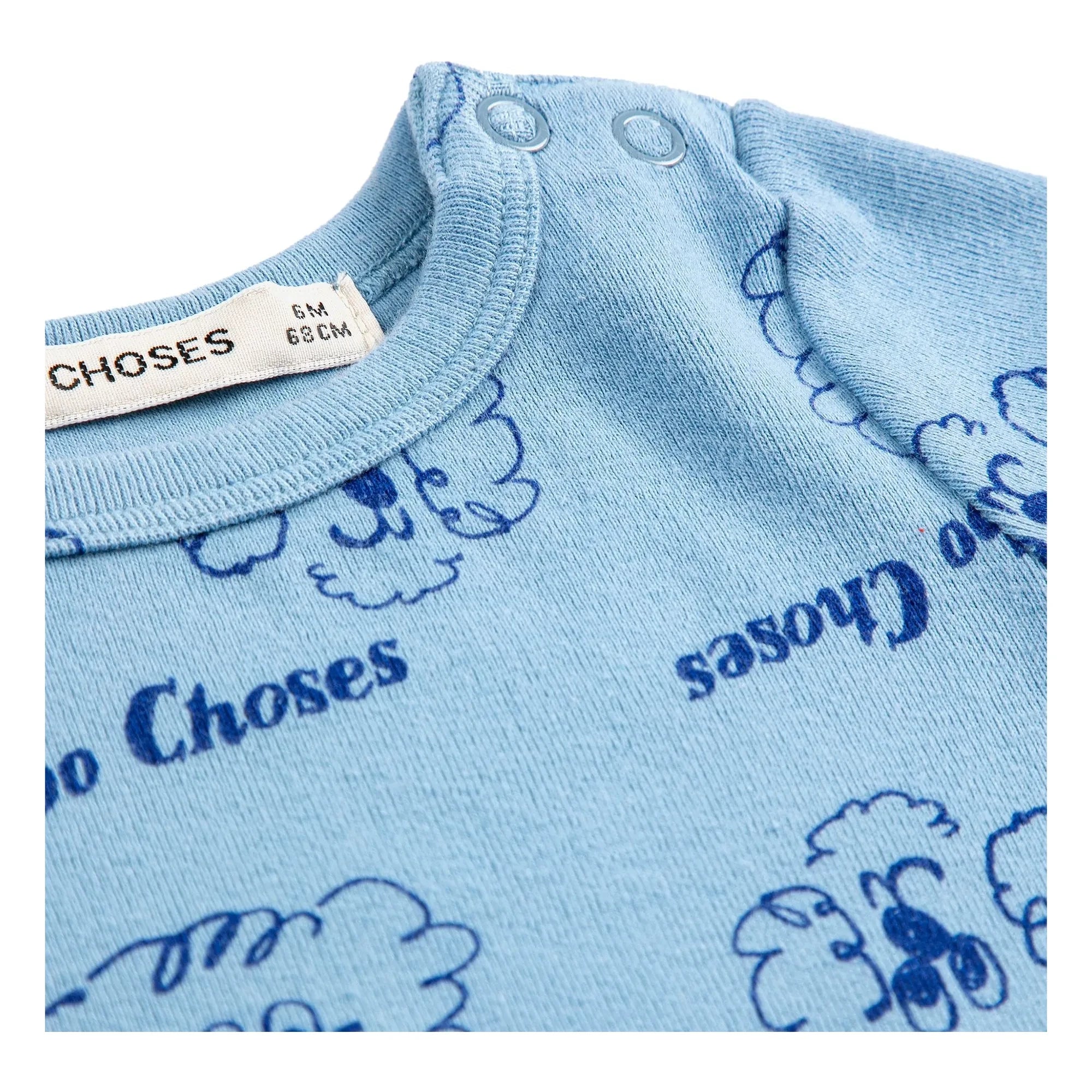 Bobo Choses - Body Dogs Bio-Baumwolle | Blau