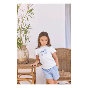 Tartine et Chocolat - Perlen-Seestern-T-Shirt | Weiß