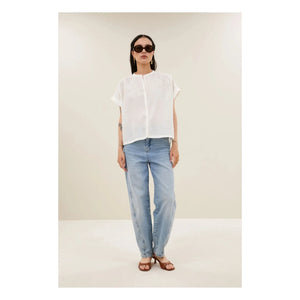 By Bar - Ally Bio-Baumwollbluse | Weiß