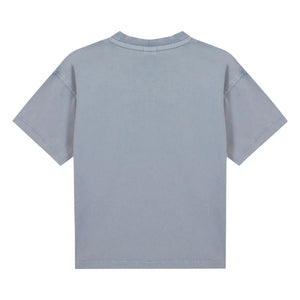 Bonton - Nixon Star Taschen-T-Shirt | Grau-Blau