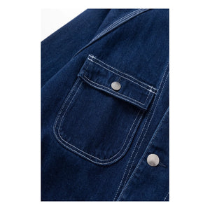 Service Works - Denim Jumpsuit 2.0 Bio-Baumwolljacke | Gewaschenes Blau