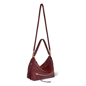 Jérôme Dreyfuss - Lucky Hobo Tasche Ziege | Dunkelrot