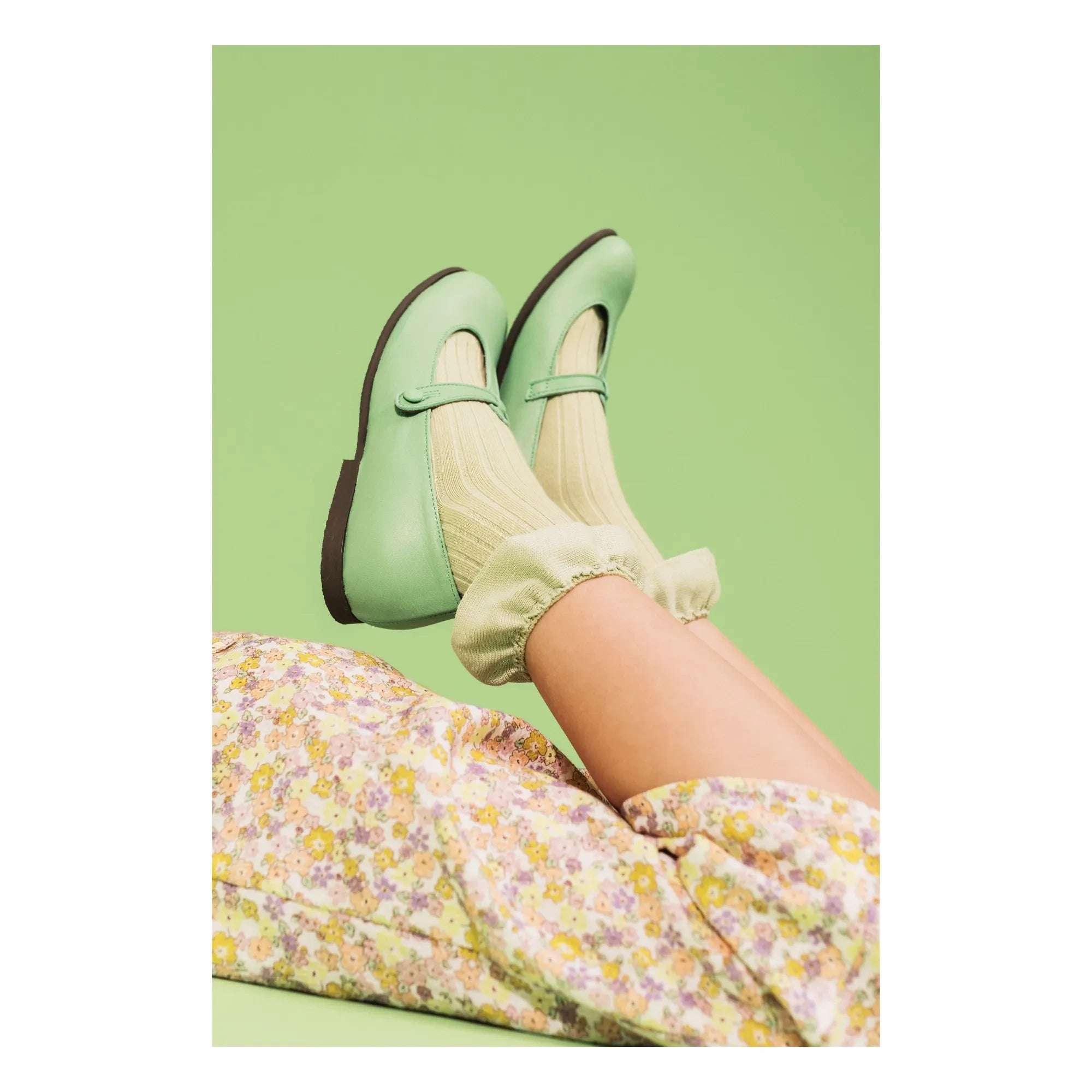 Collégien - Ludivine Fliehende Socken | Hellgrün