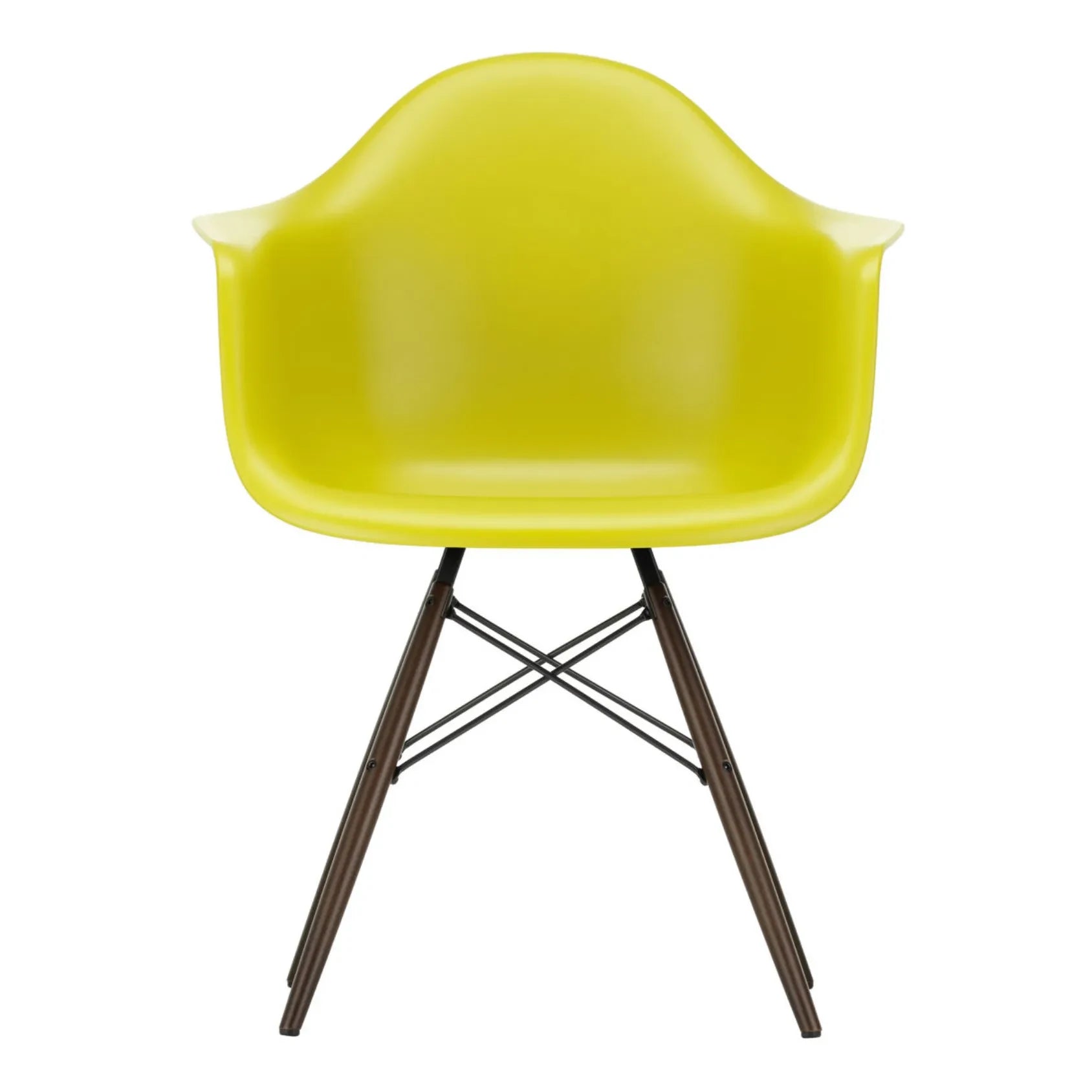 Vitra - DAW Sessel - Ahornuntergestell - Charles & Ray Eames | Senf
