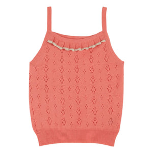 Emile et Ida - Netz-Tanktop | Rosa