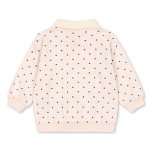Konges Sløjd - Gepunktetes Sweat-Polo | Blassrosa