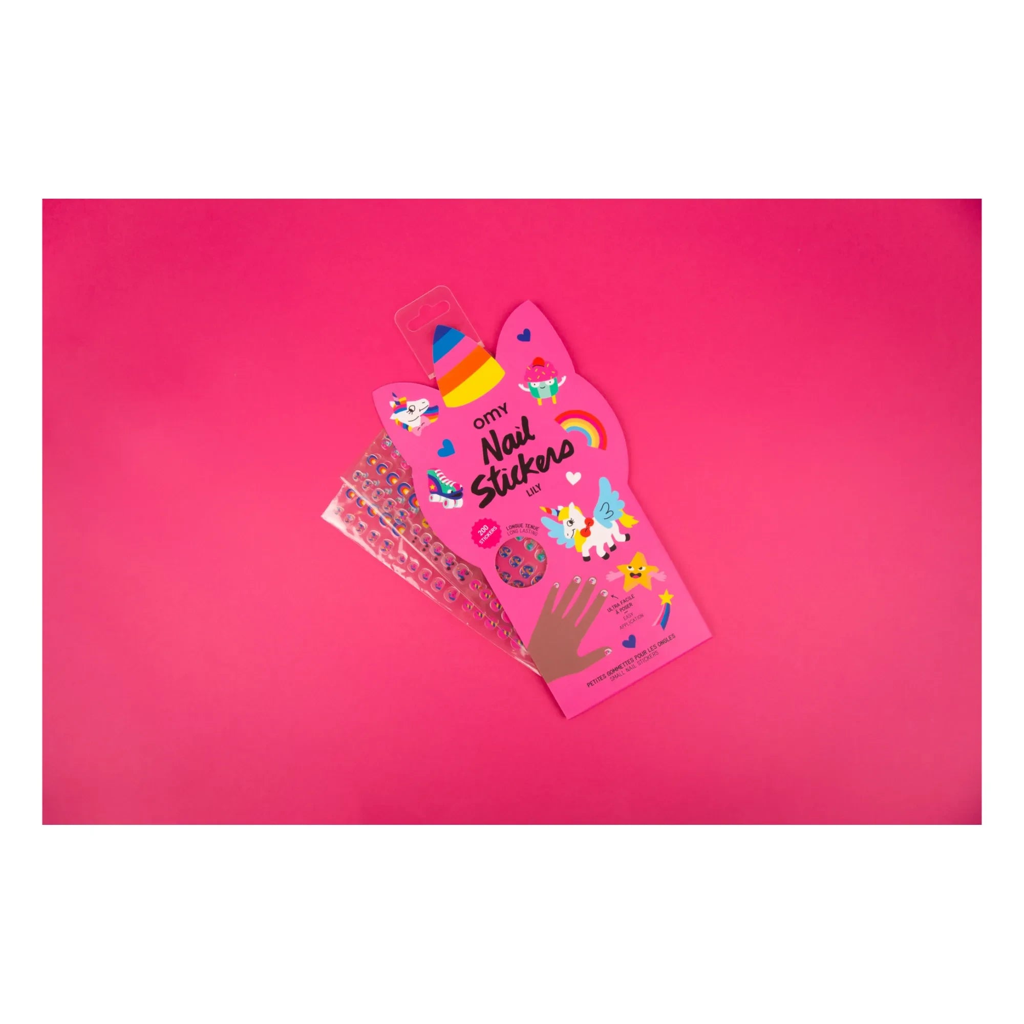 Omy - Nagelsticker - Lilie | Rosa