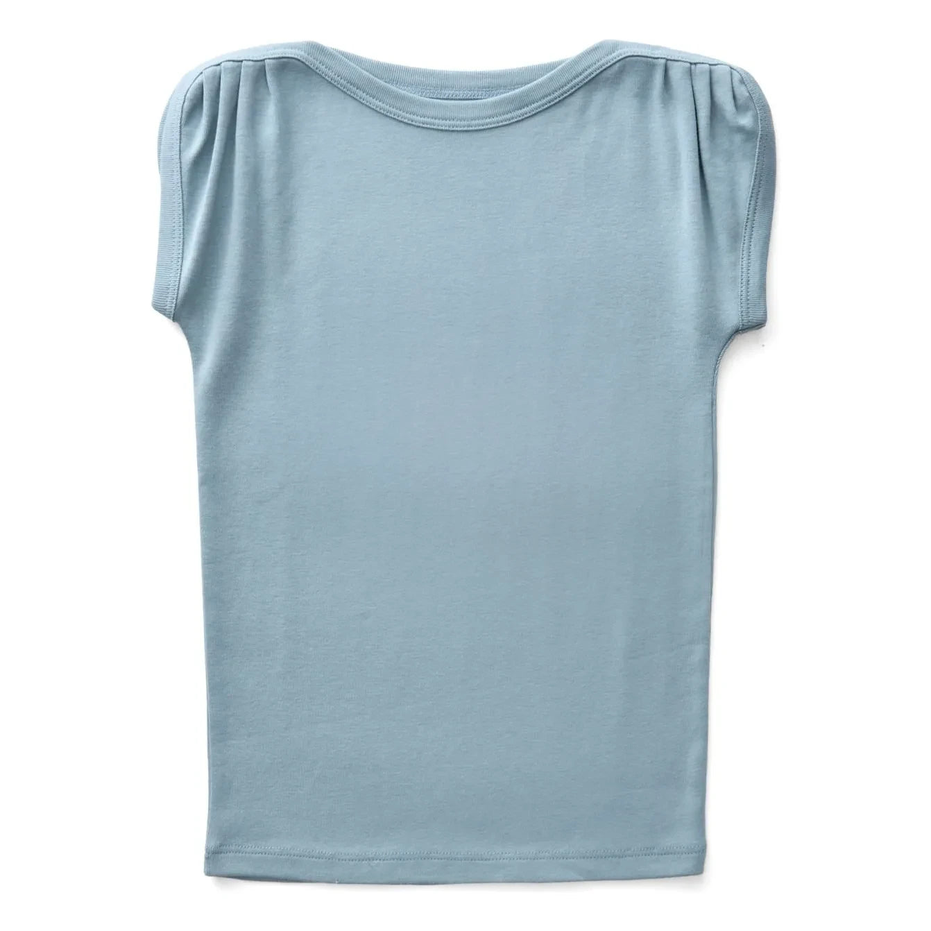 Soor Ploom - Sundae T-Shirt aus Bio-Baumwolle mit Rüschen | Eisblau