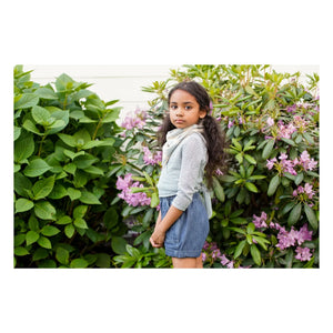 Soor Ploom - Ina Bio-Baumwoll-Wickeljacke | Eisblau
