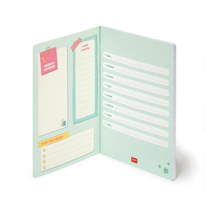 Legami - Exercise-Heft - A4-Notizbuch - 8 mm liniert - Kitty Bubble Tea
