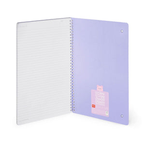 Legami - A4 Lined Defter ile Illustrated Hard Kılıf - Ayıcık - Jotter - Spiral-Bound
