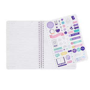 Legami - A5 Lined Defter ile Illustrated Hard Kılıf - Tarot - Spiral-Bound