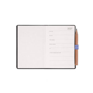 Legami - 12-Monats Mini 2-Tage Tagebuch - 2027 - Kosmisches Flieder