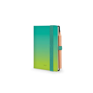 Legami - 12-Monats Mini 2-Tage Tagebuch - 2027 - Shades Green