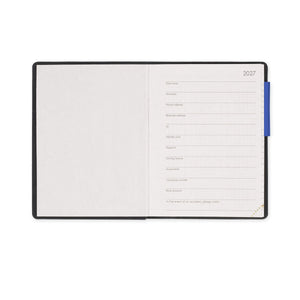 Legami - 12-Monats Mini Wochenkalender 2027 - Eklectic Blau