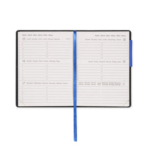 Legami - 12-Monats Mini Wochenkalender 2027 - Eklectic Blau