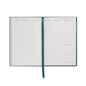 Legami - 12-Monat Mittel wöchentliches Tagebuch 2027 - Tiefes Teal