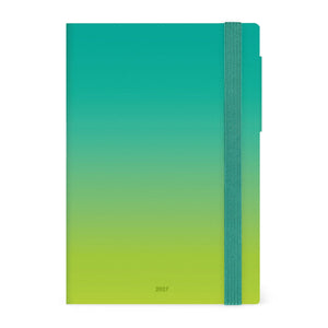 Legami - 12-Month Medium Weekly Günlük ile Defter 2027 - Shades Green