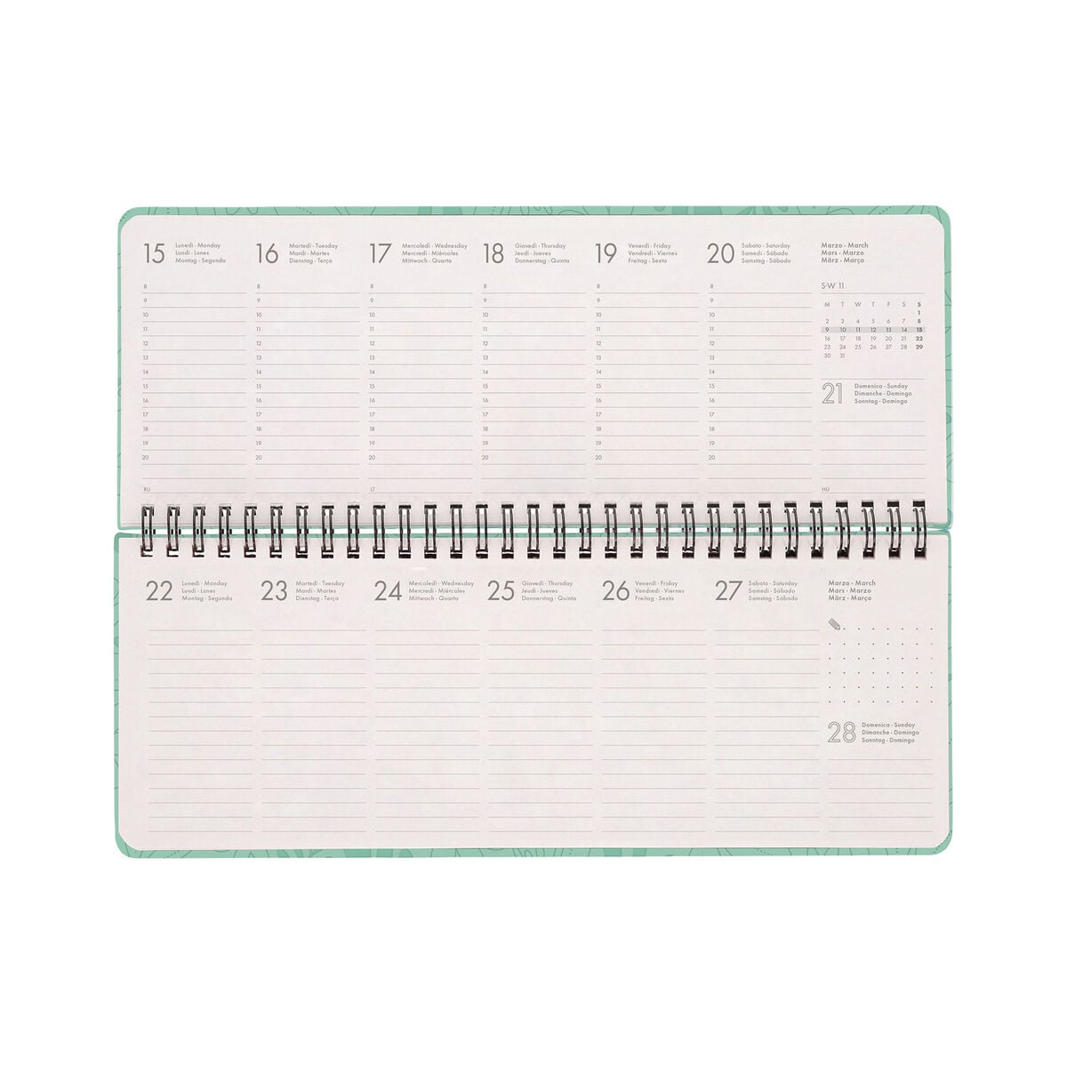 Legami - 13-Month Desk Planner 2027 - Botanic Garden