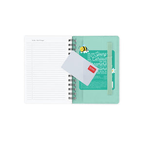 Legami - 12-Month Weekly Günlük - Küçük Spiral-Bound 2027 - Bee