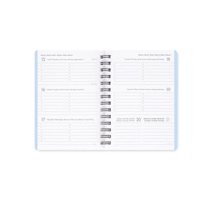 Legami - 12-Monats-Wochenkalender - Kleines Spiralbuch 2027 - Dackel