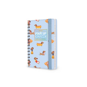 Legami - 12-Monats-Wochenkalender - Kleines Spiralbuch 2027 - Dackel