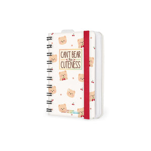 Legami - 12-Month Küçük Spiral-Bound Daily Günlük 2027 - Ayıcık White