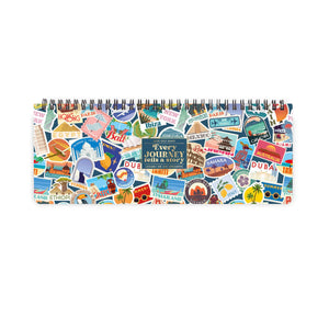 Legami - 12-Month Desk Planner 2027 - Seyahat Stickers