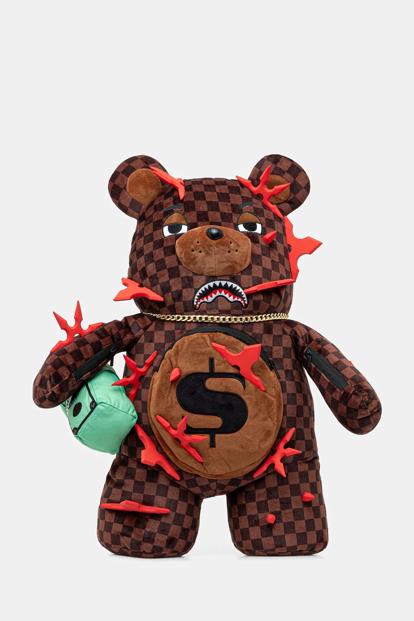 Sprayground - Rucksack Sprayground в braunо малък размер с десен 910B7109NSZ