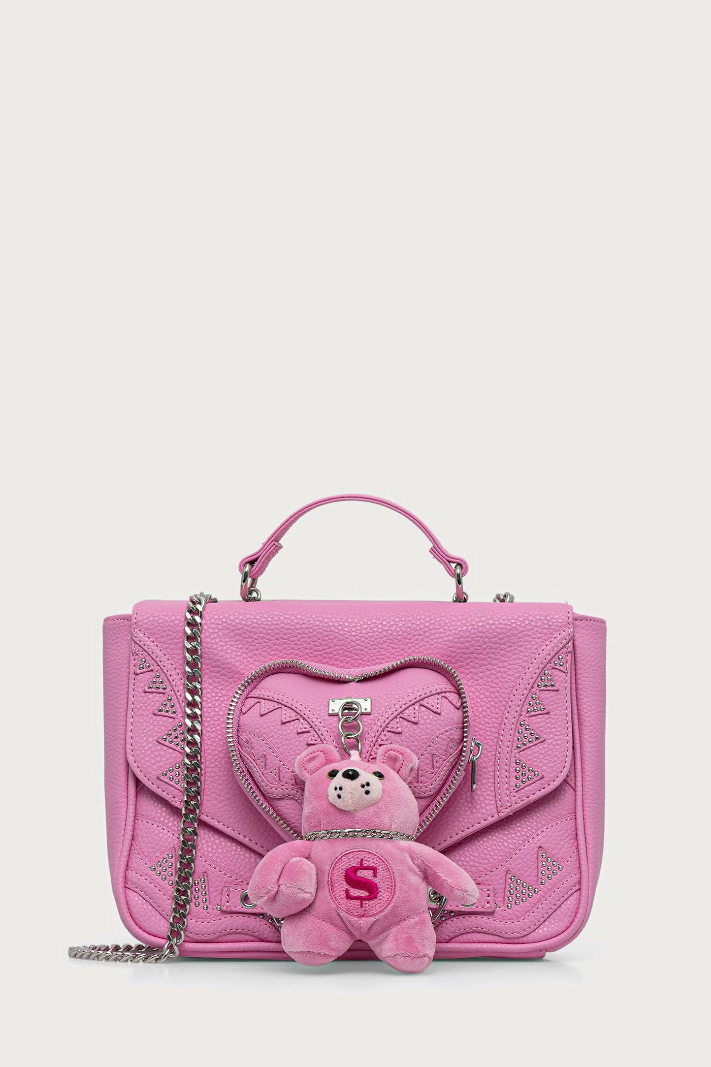 Sprayground - Damen-Crossbody-Tasche aus Kunstleder BABY BEAR BADDIE Pink 910B9571NSZ