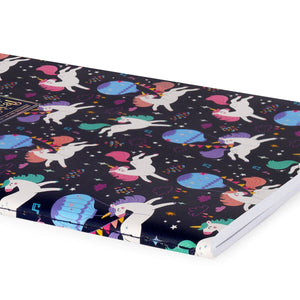 Legami - B5 Lined Defter ile Illustrated Hard Kılıf - Tek Boynuzlu At