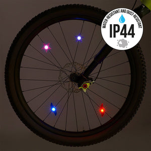 Legami - Set mit 2 LED-Leuchten für Fahrrad-Speichen - Einhorn - Ride & Shine