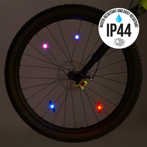 Legami - Set 2 LED-Lichter Fahrradspeichen - Weltraum - Ride & Shine