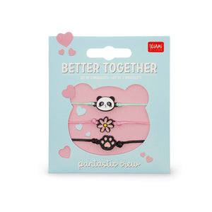 Legami - 3er Set Armbänder - Panda