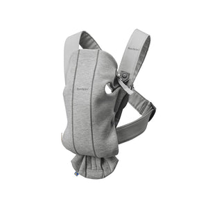 BabyBjorn Mini 3D Jersey Baby Carrier - Light Grey-Baby Carriers-Light Grey- | Natural Baby Shower
