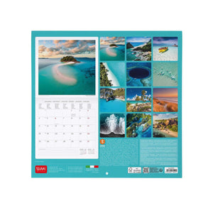 Legami - Vitamin Sea 2027 Wall Takvim - 30 x 29 cm