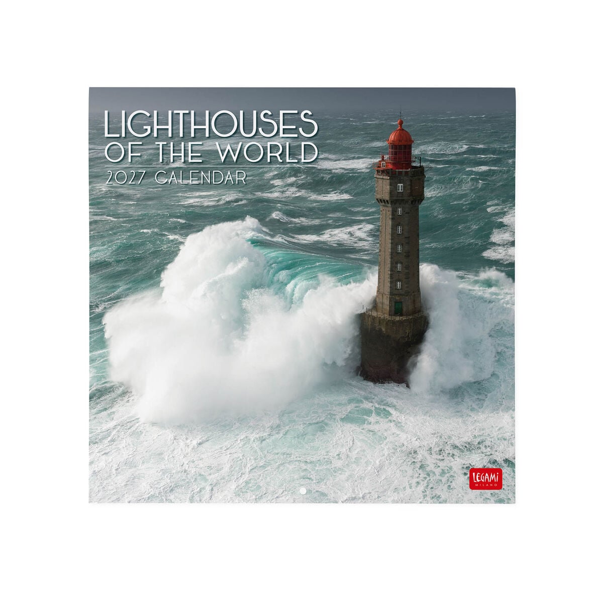 Legami - Lighthouses World 2027 Wall Takvim - 30 x 29 cm