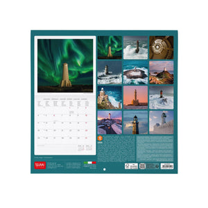 Legami - Lighthouses World 2027 Wall Takvim - 30 x 29 cm