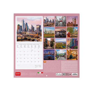 Legami - London 2027 Wall Takvim - 30 x 29 cm