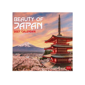 Legami - Beauty Japan 2027 Wall Takvim - 30 x 29 cm