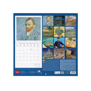 Legami - Vincent Van Gogh 2027 Wall Takvim - 30 x 29 cm