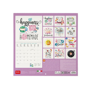 Legami - Aphorismen 2027 Wandkalender - 30 x 29 cm
